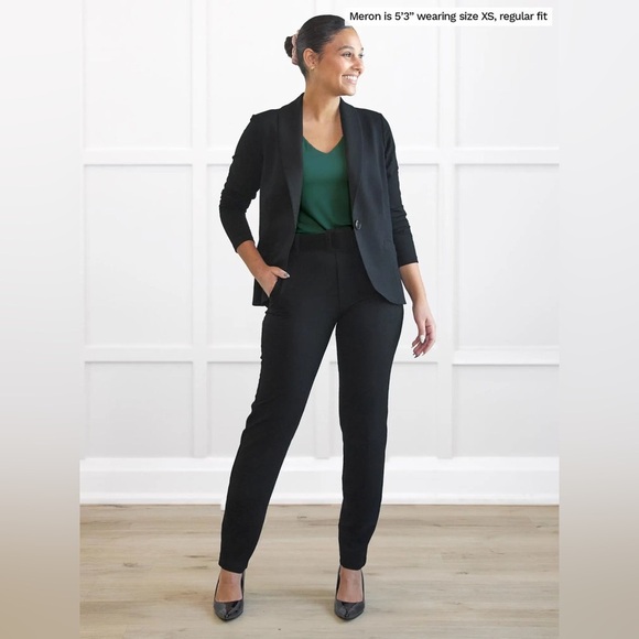 Miik Jackets & Blazers - Miiik Emily Black Open Jersey Blazer, size XL